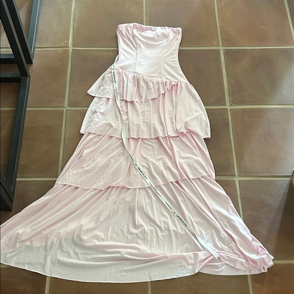 Lucy in the Sky Light Pink Strapless Dress - Picture 2 of 5